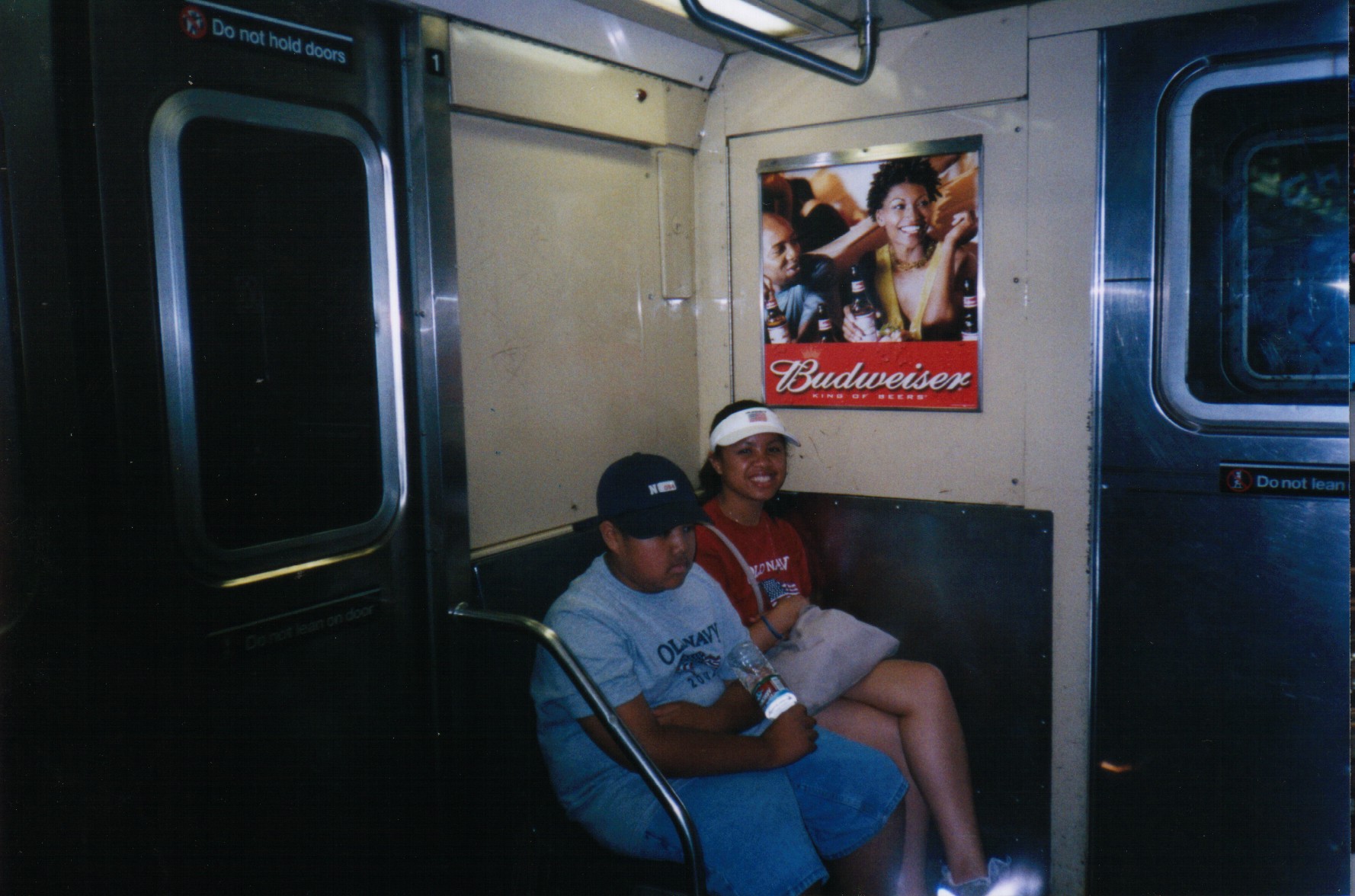In the subway!