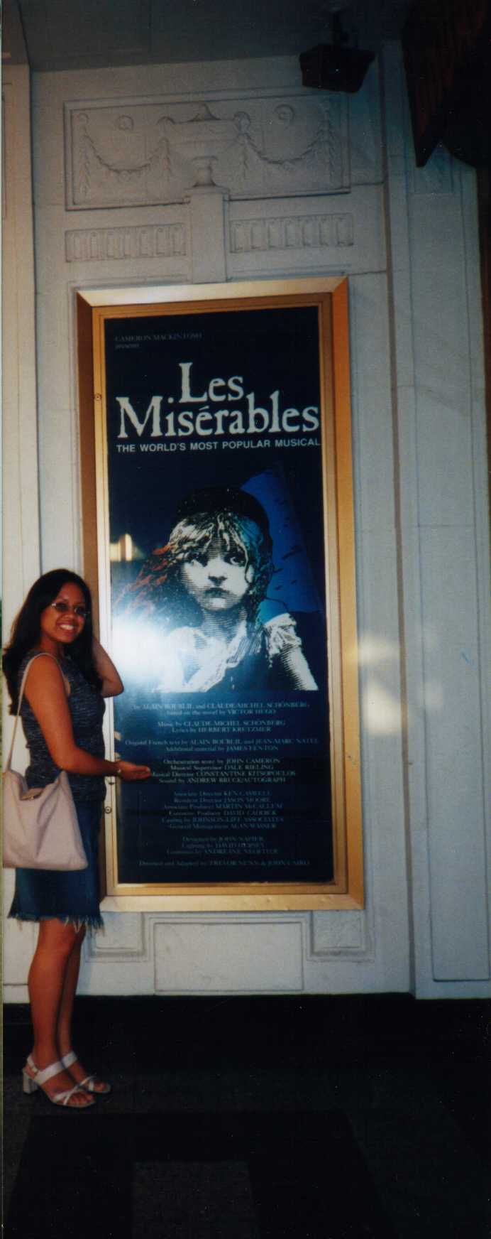 On Broadway, waiting to see Les Mis�rables