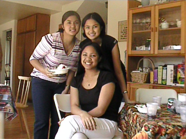 My cousins Issa, Patty, and me