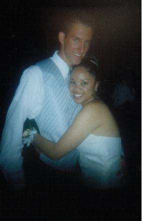 David and me at prom--the coolest picture ever!