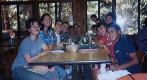 A whole bunch of different friends and me (if you can find me!)