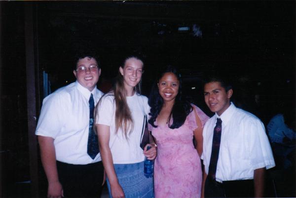 The people from my city: Alex, Clarisse, me, Daniel
