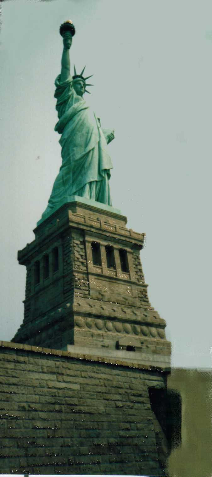 The world famous Statue of Liberty!