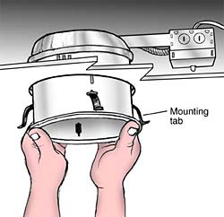 Mounting the light