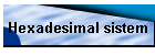 Hexadesimal sistem