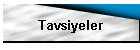 Tavsiyeler