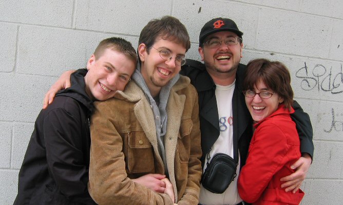 l-r: Wendell, Z, me, and Emily