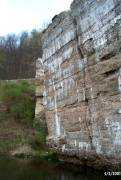 A piece of dam and the creek
