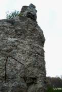 Close-up of weathered ruins
