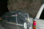 Our boat under plastic