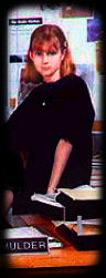 Me at Mulder's desk, looking possessed *lol* :)