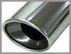 Oval 90/120mm tailpipe