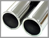 Twin Round 80mm tailpipe