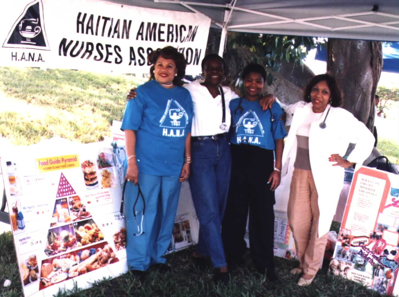 Health fair during Belfort 2002 North Miami Beach Festival. 
Picture courtesy Noe' D. All rights reserved.
