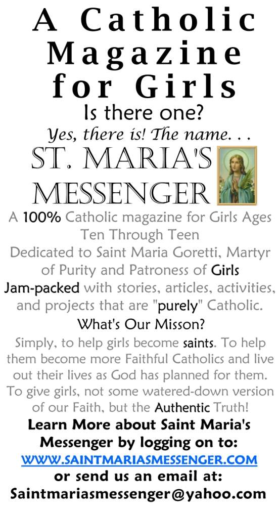 Saint Maria's Messenger Flyer