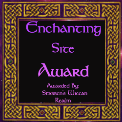 Enchanting Site Award - Starren's Wiccan Realm