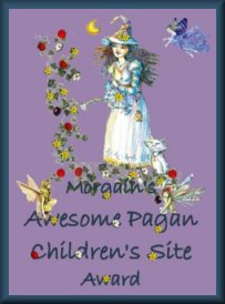 Awesome Pagan 
    Children's Site Award