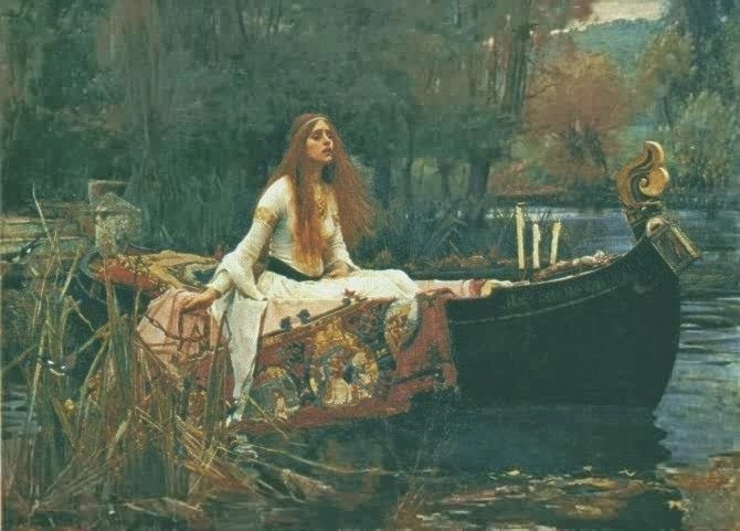 waterhouse lady of shalott