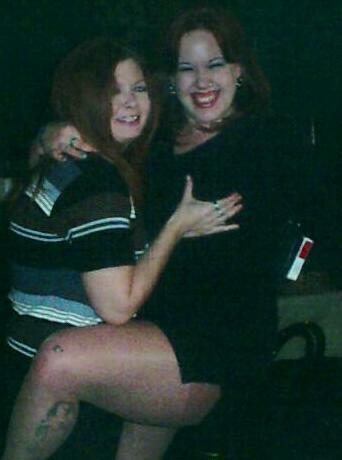 Crystal groping me!