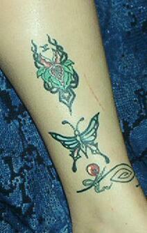 Inside my left leg
