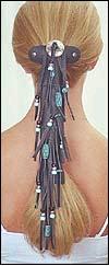 Leather Hair Pin