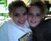 Me and Amber(she's the one in the blue)