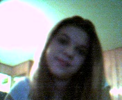 Me..my hair's down..that doesn't happen very much!!