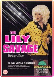The Lily Savage variety Show flyer