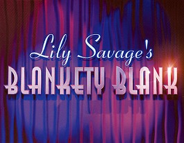 Lily Savage's Blankety Blank question card