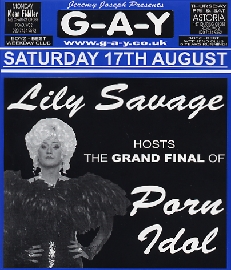Porn Idol flyer