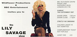 The Lily Savage Show ticket
