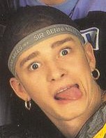 Ther goes his tongue, again!