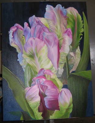 Lillian Abensohn's hybrid painting