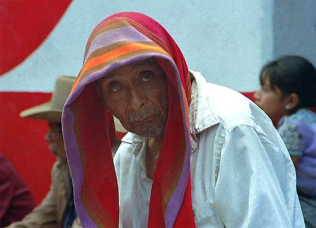 A strange sight in Santiago Atitlan .... 