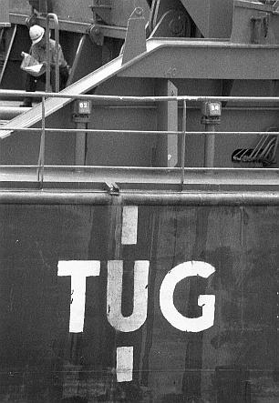 Ship's detail in The Miraflores Locks