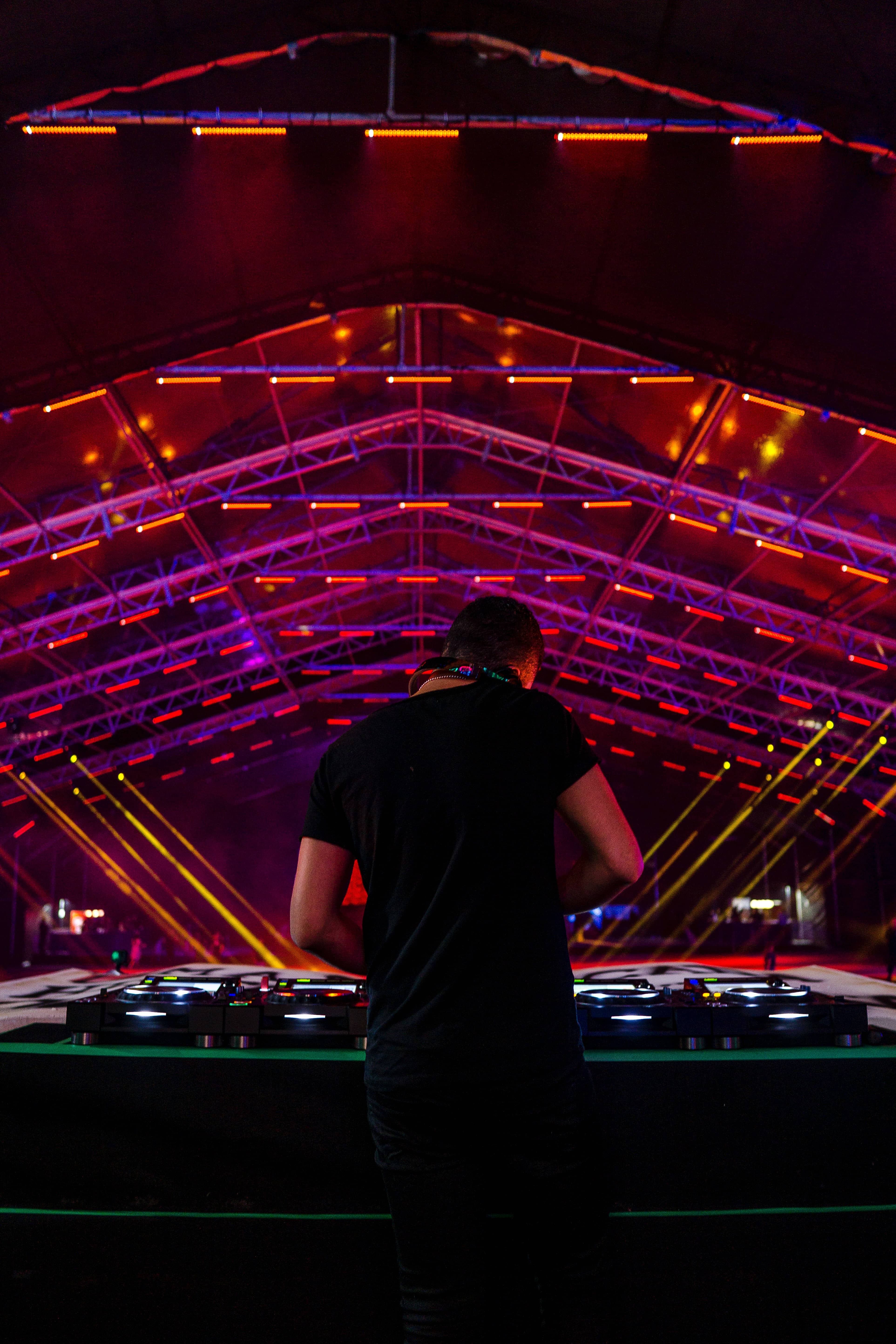 DJ at party