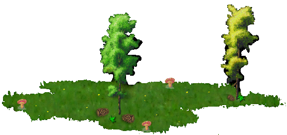 grass and trees made by mum