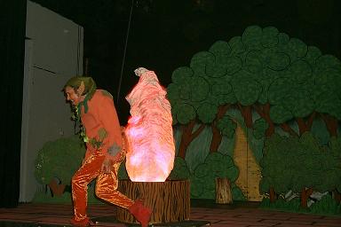 Rumpel by fire
