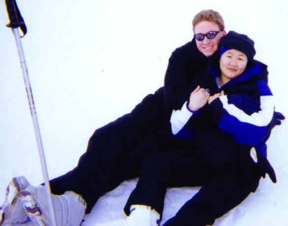 cold couple in lake tahoe