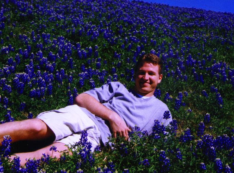 nelson in the texas bluebonnets