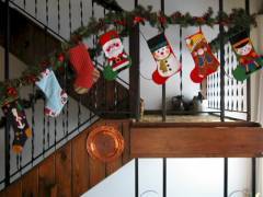 Christmas Stockings as wall hangings