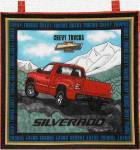 Red Chevy Truck Wall Hanging