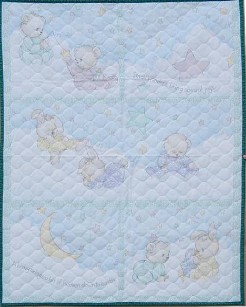 Bear and Bunny Baby Quilt