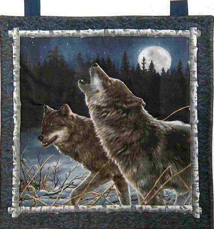 Wolves Quilted Wall Hangings