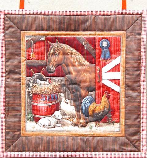 Horse / Barnyard Quilted Wall Hangings