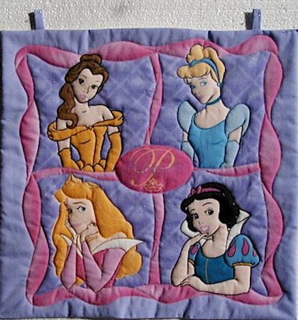 Four Princesses Wall Hanging