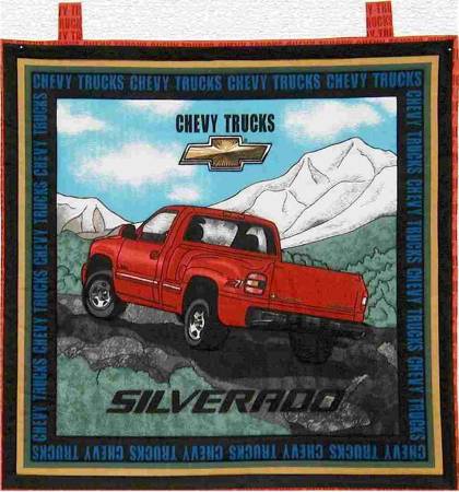 Red Chevy Truck Wall Hanging
