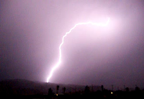 lightning outside my apt in CA