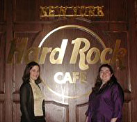 Us at the Hard Rock after a Carnegie Hall concert