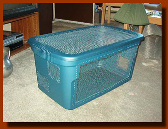 diy rat bin cage